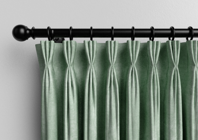Florence Faux Suede, Light Jade - Made to Measure Curtains - Image 11